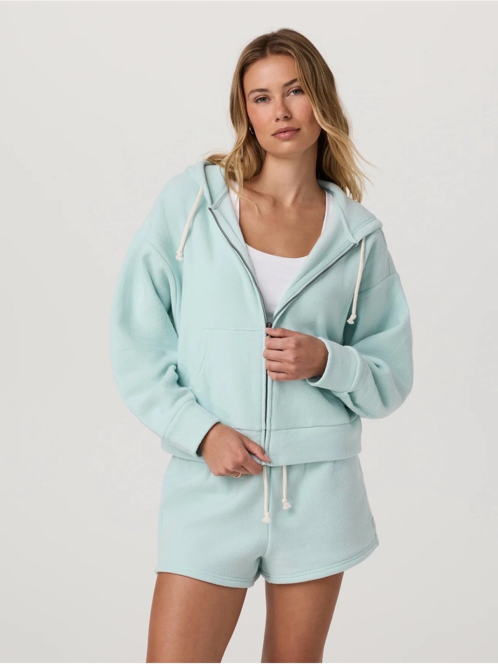 Vuori Spearmint Beach Fleece Zip Up XL